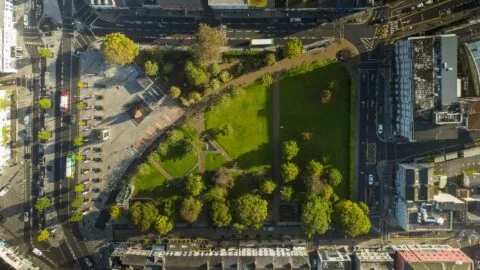 Aerial View, Eyre Square, Galway City_Web Size